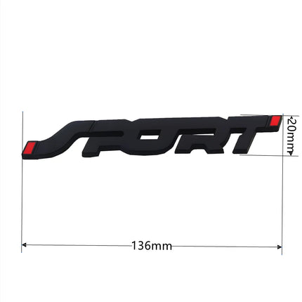 3D Chrome Car Emblem Sticker