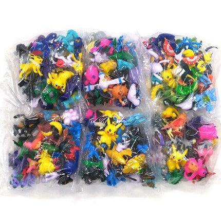 Mini Anime Action Figure Set