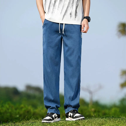 Men’s Loose Lyocell Summer Jeans