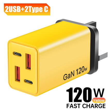 120W 4-Port GaN Charger