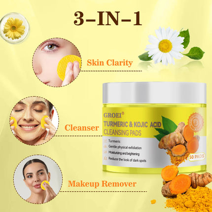 Turmeric Kojic Acid Cleansing Pads