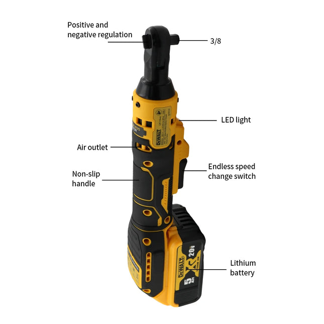 20V Cordless Brushless Ratchet Wrench
