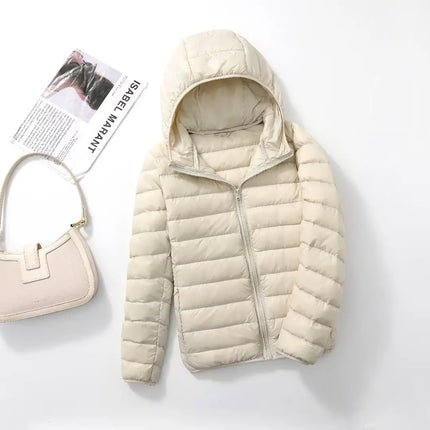 Women's Lightweight Hooded Puffer Jacket