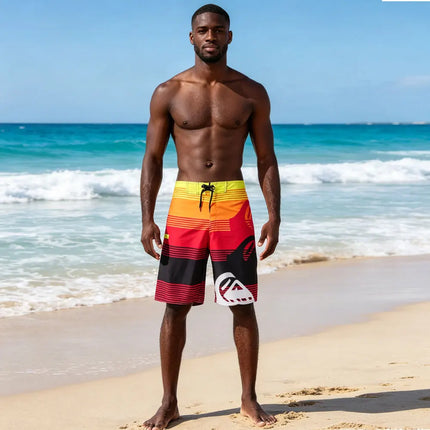Men's Printed Beach Shorts