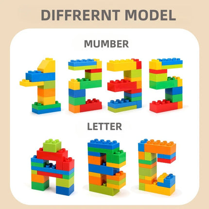 240-Piece Construction Building Block Set
