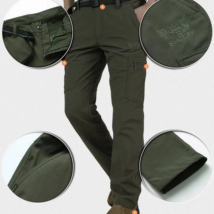 Men’s Winter Fleece Cargo Pants
