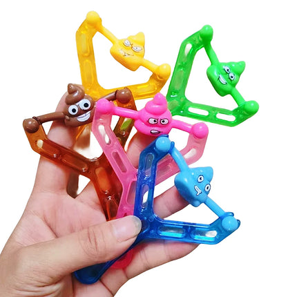 5-Piece Slingshot Poop Toy Set