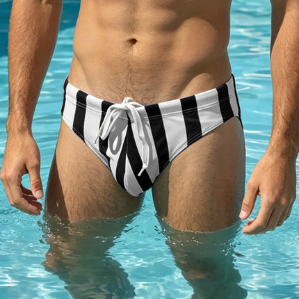 Men's Low-Waist Swim Briefs