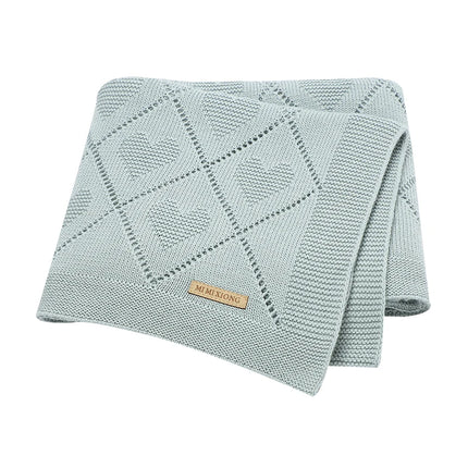 Soft Cotton Knit Baby Blanket