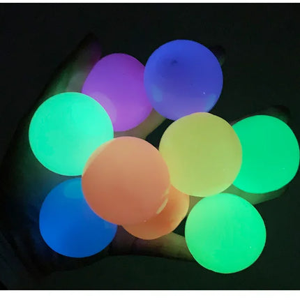 Luminous Sticky Target Balls