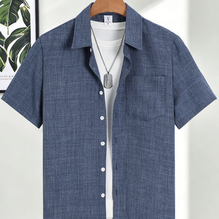 Men’s Casual Linen Shirt