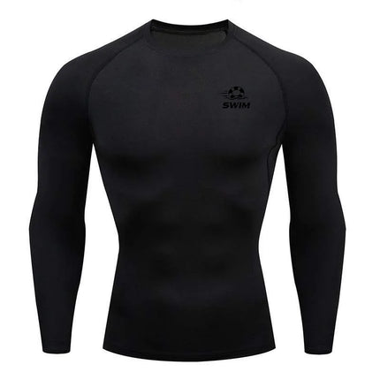 Men's Long-Sleeve Rash Guard Shirt