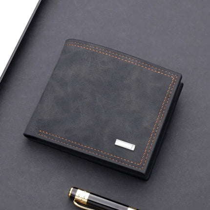 Men's Leather Trifold Wallet