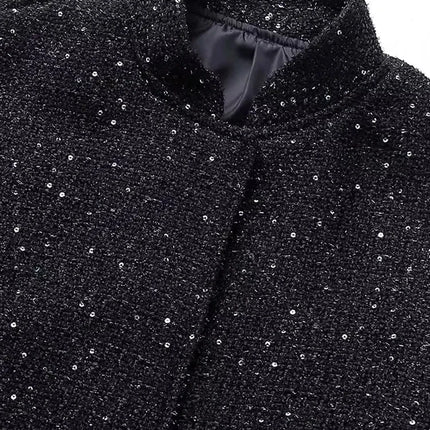 Women's Gold Sequin Jacket