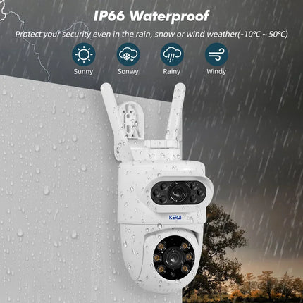10MP 5K Dual-Lens PTZ Security Camera