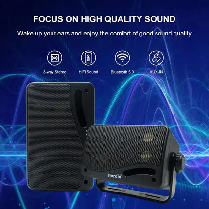 3.5-Inch Outdoor Bluetooth Speakers