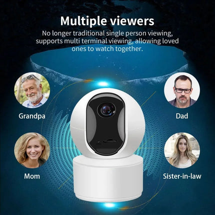 8MP 4K PTZ Wi-Fi Security Camera