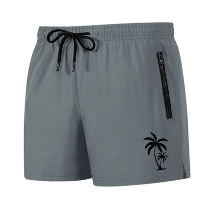 Men's Palm Tree Print Board Shorts
