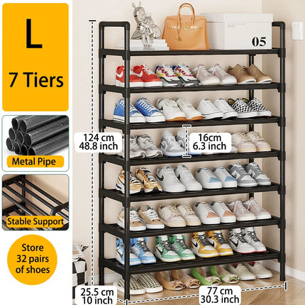 Multi-Layer Metal Shoe Rack