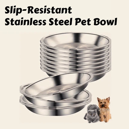 Stainless Steel Pet Bowl Set