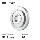 T47-52.2-16T Silver