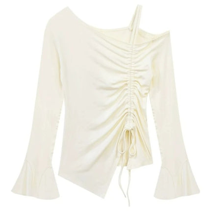 Women's Off-Shoulder Flare Sleeve Top
