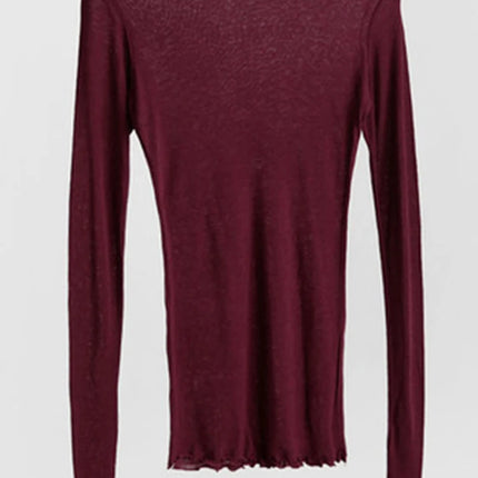 Women's Sheer Long Sleeve T-Shirt