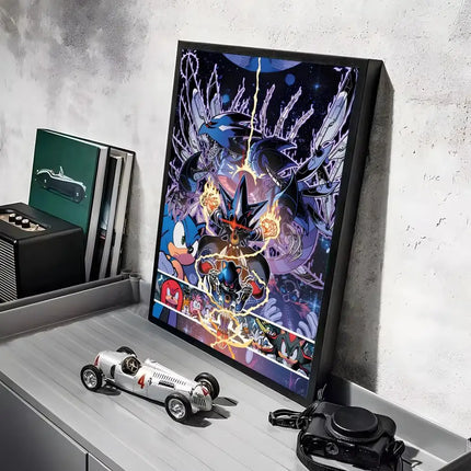 Sonic Anime Wall Poster