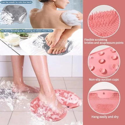 Silicone Bath and Foot Scrubbing Brush