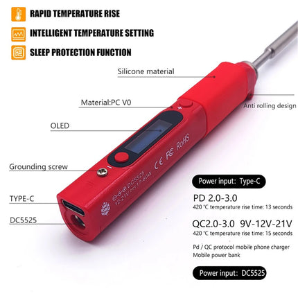 Portable Programmable Soldering Iron