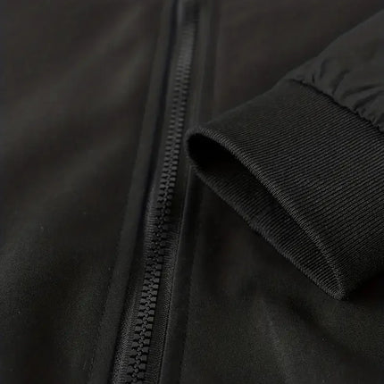 Men's Black Bomber Jacket