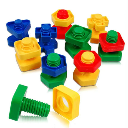 Nut-Shaped Matching Building Block Set