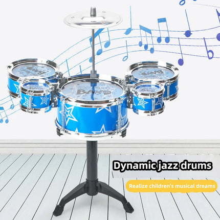 Kids' Beginner Jazz Drum Set