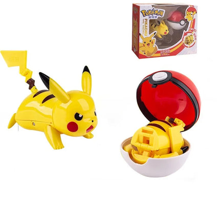 Transforming Pokeball Figure Toy