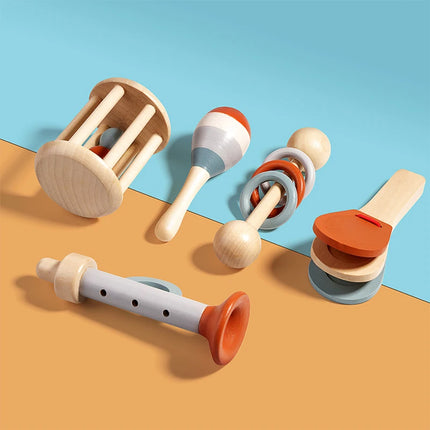 Baby Wooden Handbell Toy
