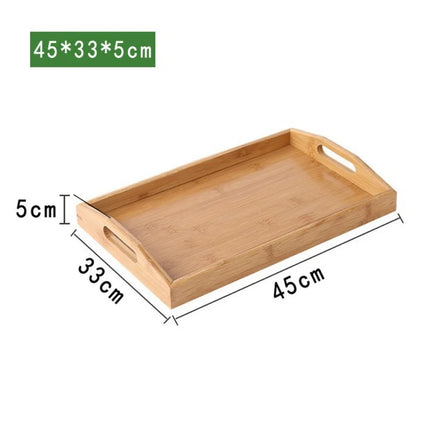 Rectangular Bamboo Storage Tray