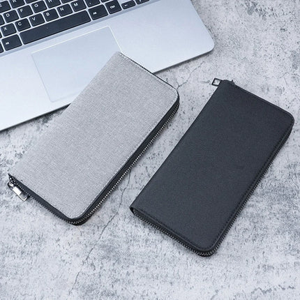 Long Canvas Wallet