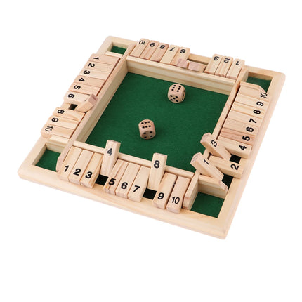 Wooden Arithmetic Dice Game