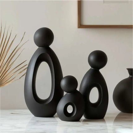 Modern Family Hollow Sculpture