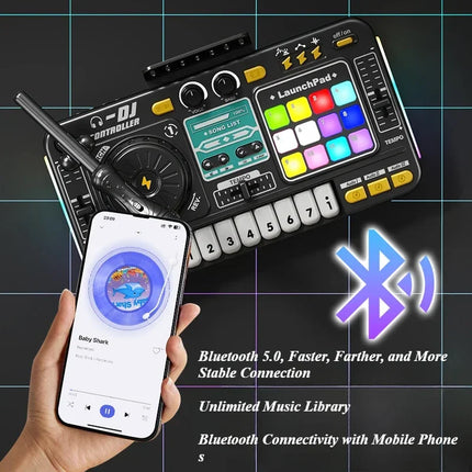 Kids DJ Mixer and Musical Keyboard Toy