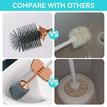 Silicone Toilet Brush with Holder