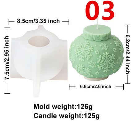Christmas Silicone Candle Mold