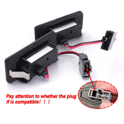 White LED License Plate Lights