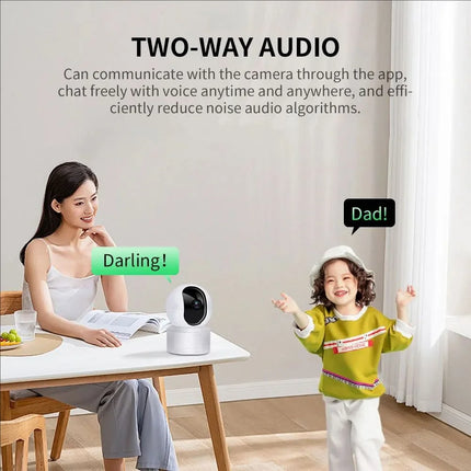 8MP 4K PTZ Wi-Fi Security Camera
