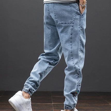 Men’s Baggy Cargo Denim Jogger Pants