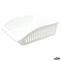 Multi-Purpose Organiser White Transparent polypropylene 26 x 8,5 x 29 cm (24 Units)