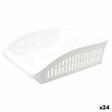 Multi-Purpose Organiser White Transparent polypropylene 26 x 8,5 x 29 cm (24 Units)