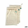 Reusable Food Bag Set White 100% cotton 5 x 48 x 33 cm (120 Units)