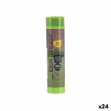 Rubbish Bags Ibergarden Green Polyethylene 30 L 24 Units