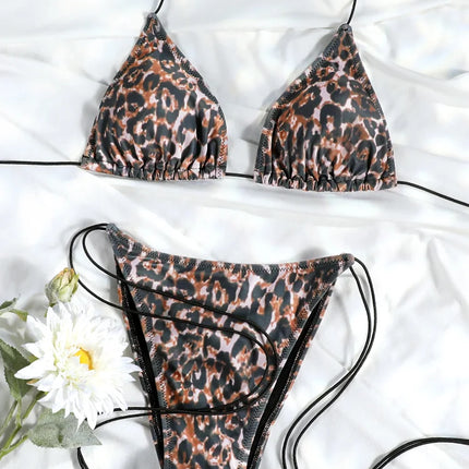 Triangle Thong Bikini Set